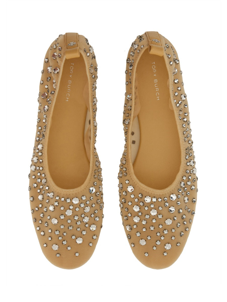 TORY BURCH Crystal Ballet Flats for Women
