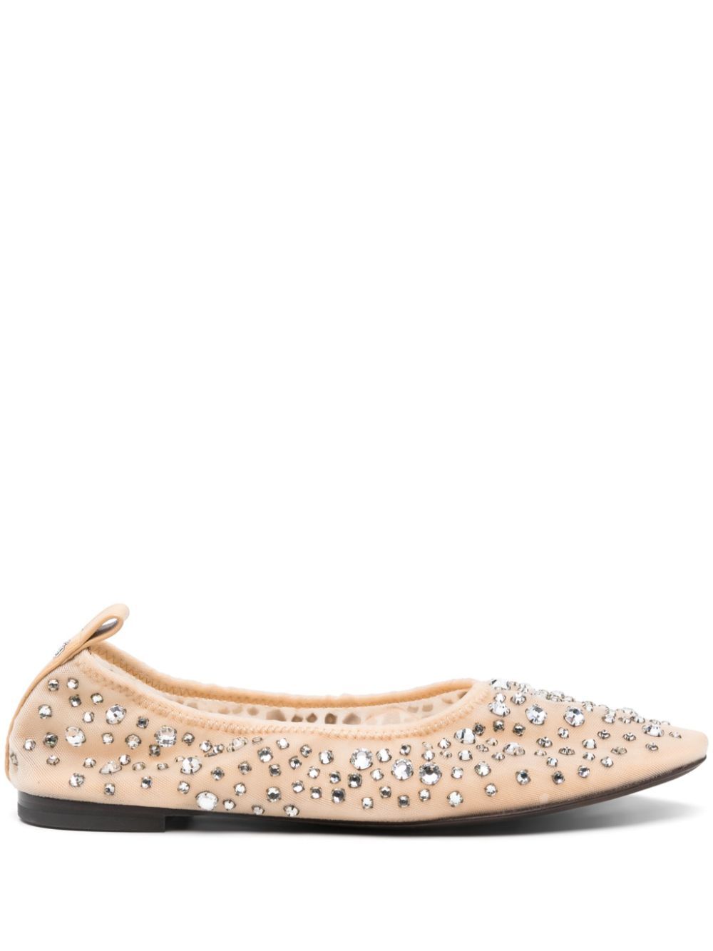 TORY BURCH Sheer Crystal Ballet Flats for Women