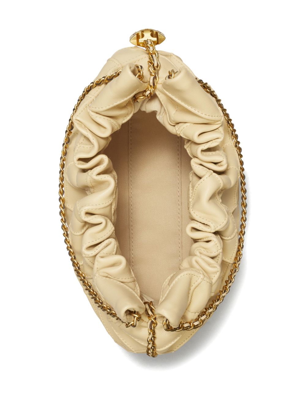 TORY BURCH Mini Leather Hobo Handbag