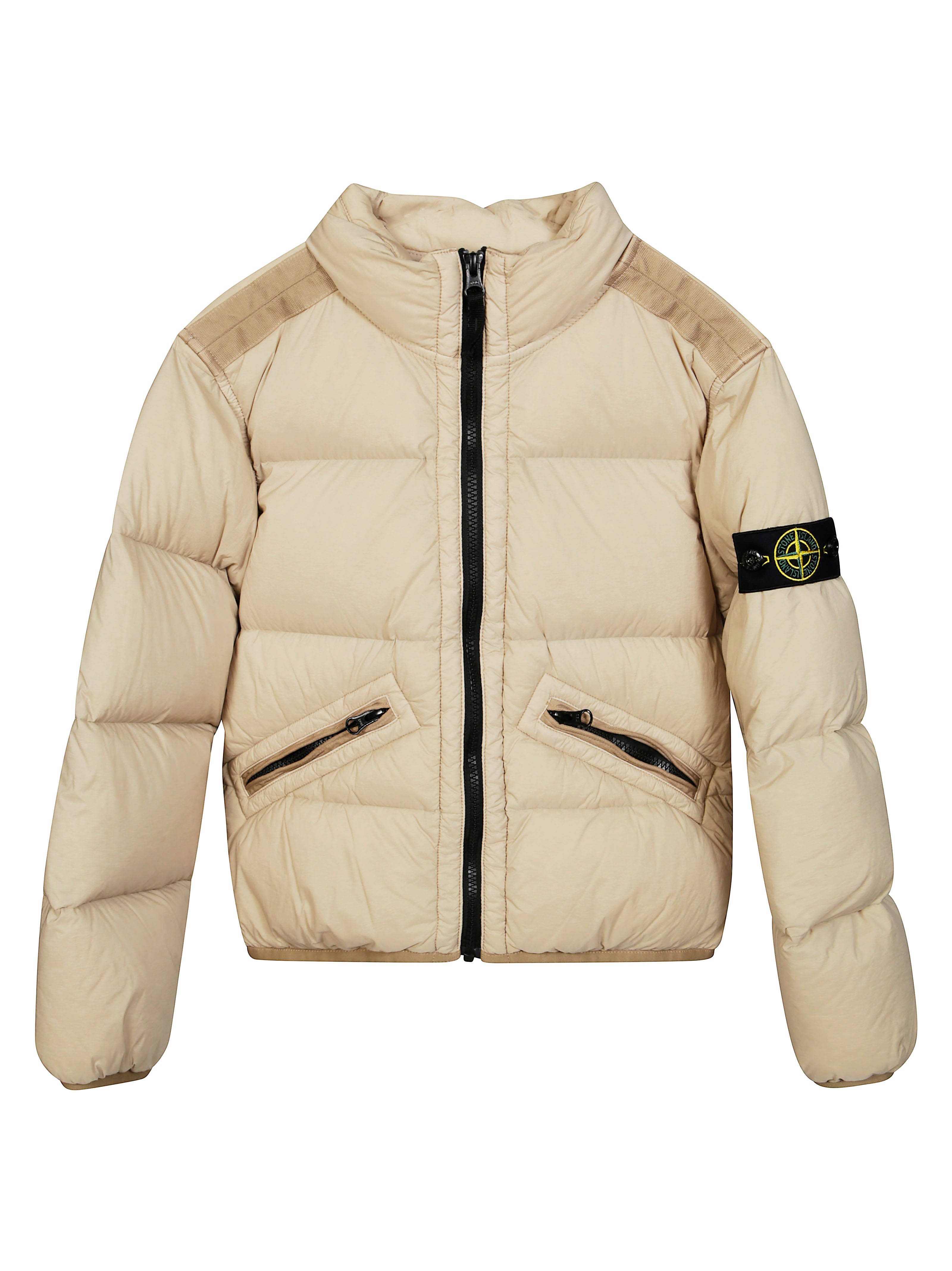 STONE ISLAND Mini Bomber Crinkle Badge Jacket