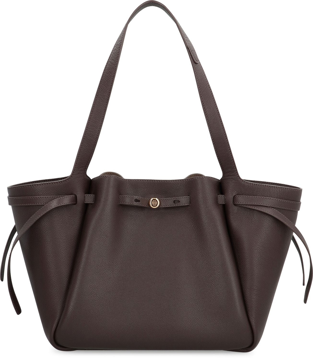 TORY BURCH Smooth Leather Tote Handbag - 31.5 cm x 29.5 cm x 17 cm