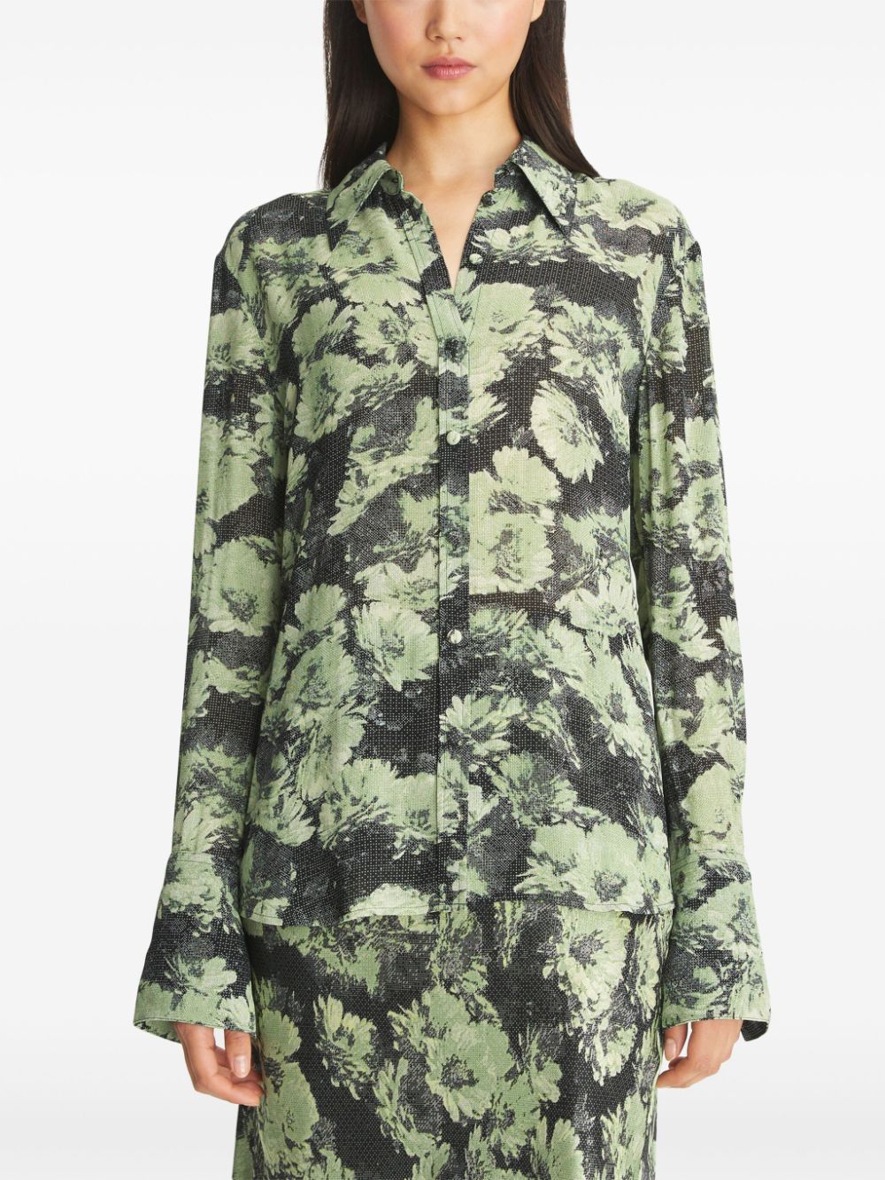 TORY BURCH Printed Button-Up Shirt for Women