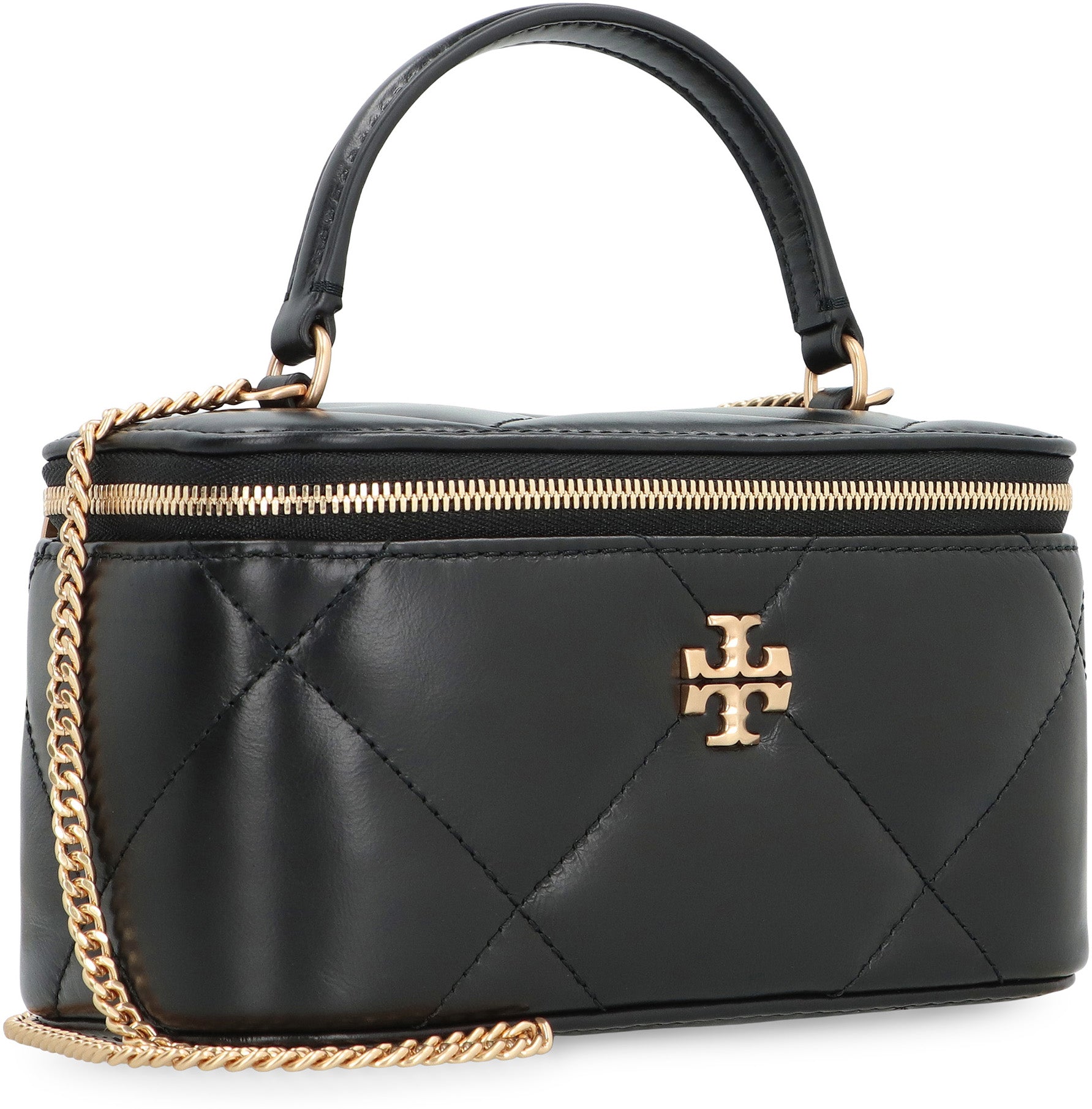 TORY BURCH Kira Mini Quilted Leather Jewellery Box