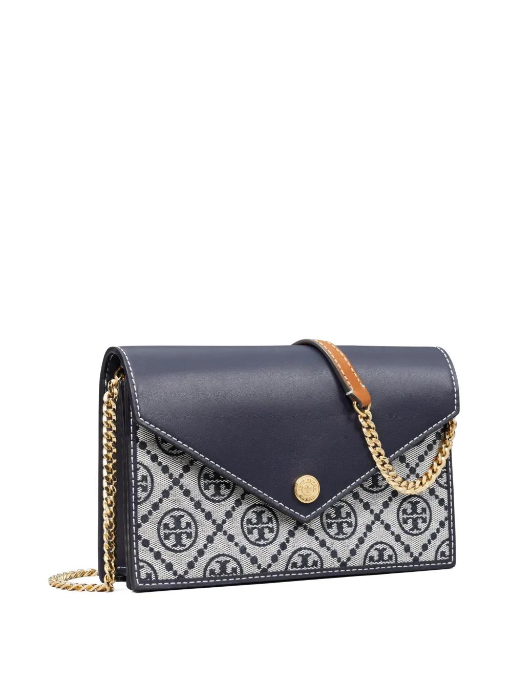 TORY BURCH T-Monogram Mini Envelope Wallet on Chain