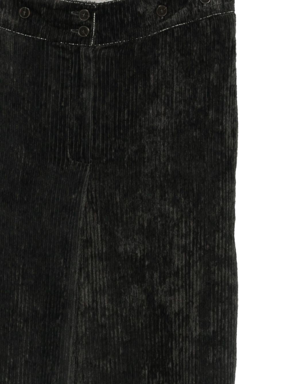 ALYSI Wide-Leg Velvet Trousers