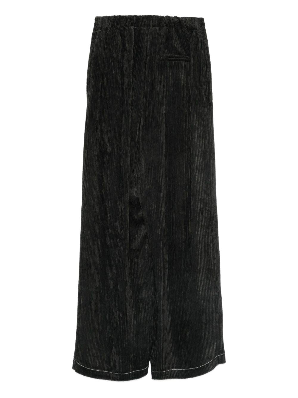 ALYSI Wide-Leg Velvet Trousers