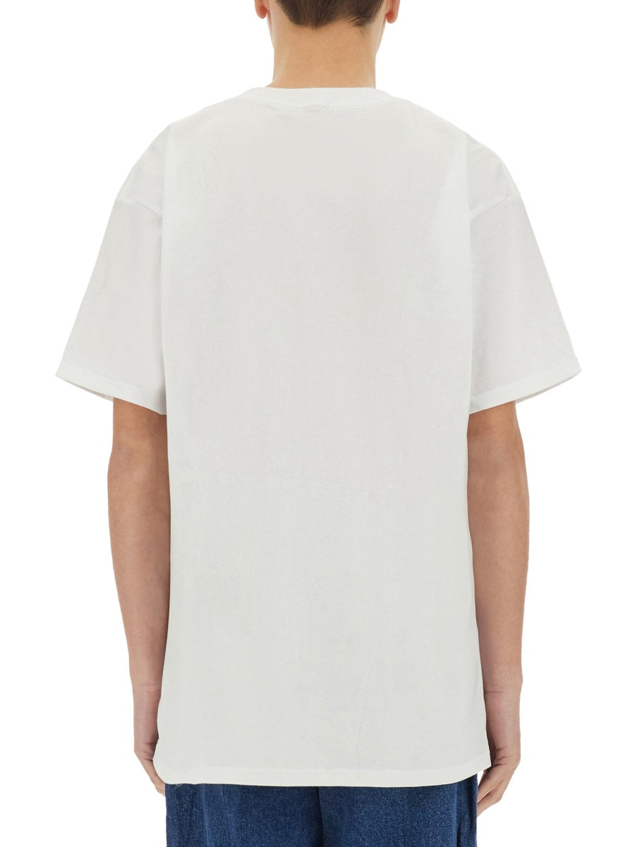 OBEY Logo Print T-Shirt - Size L