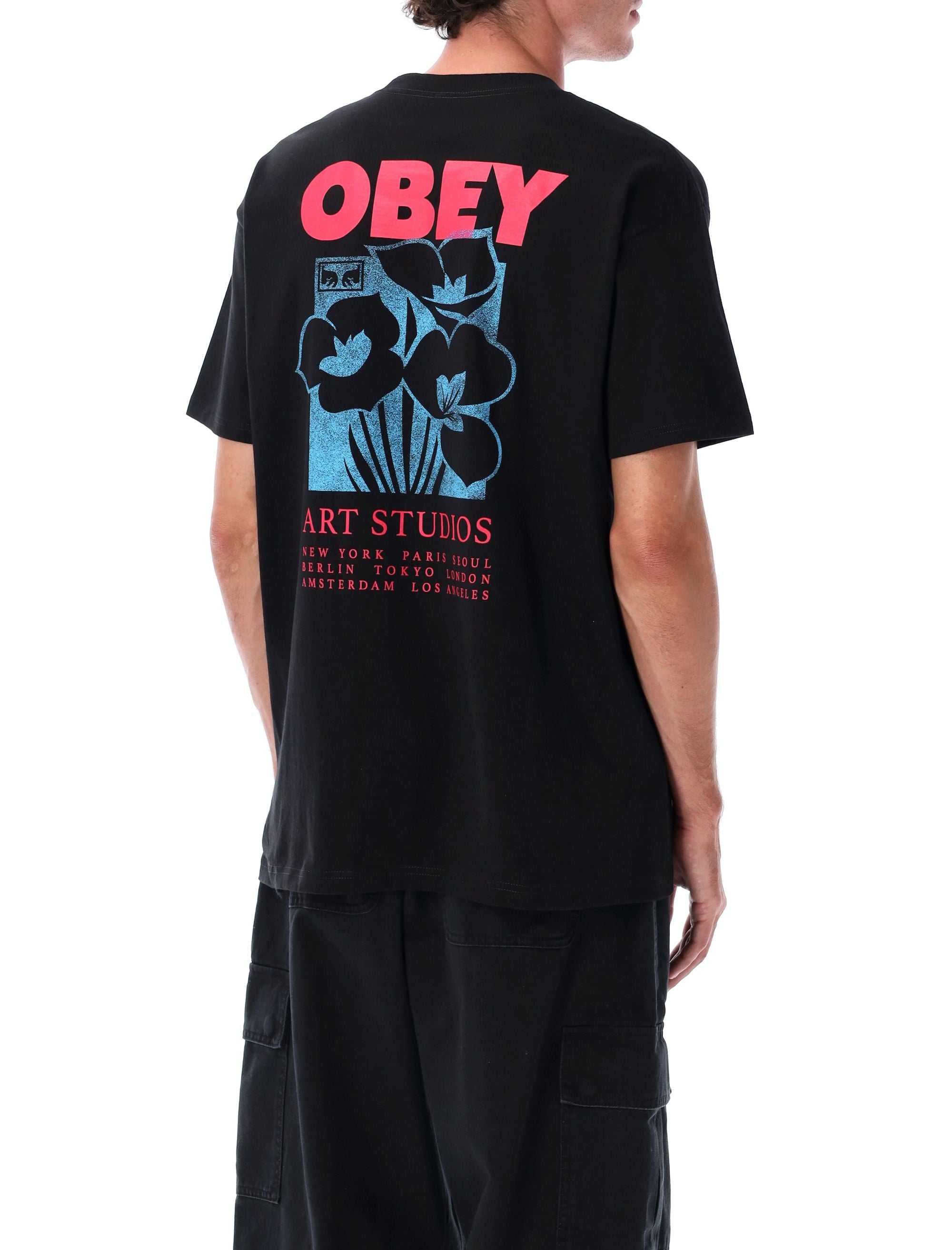 OBEY Floral Impact Mini T-Shirt - Size L