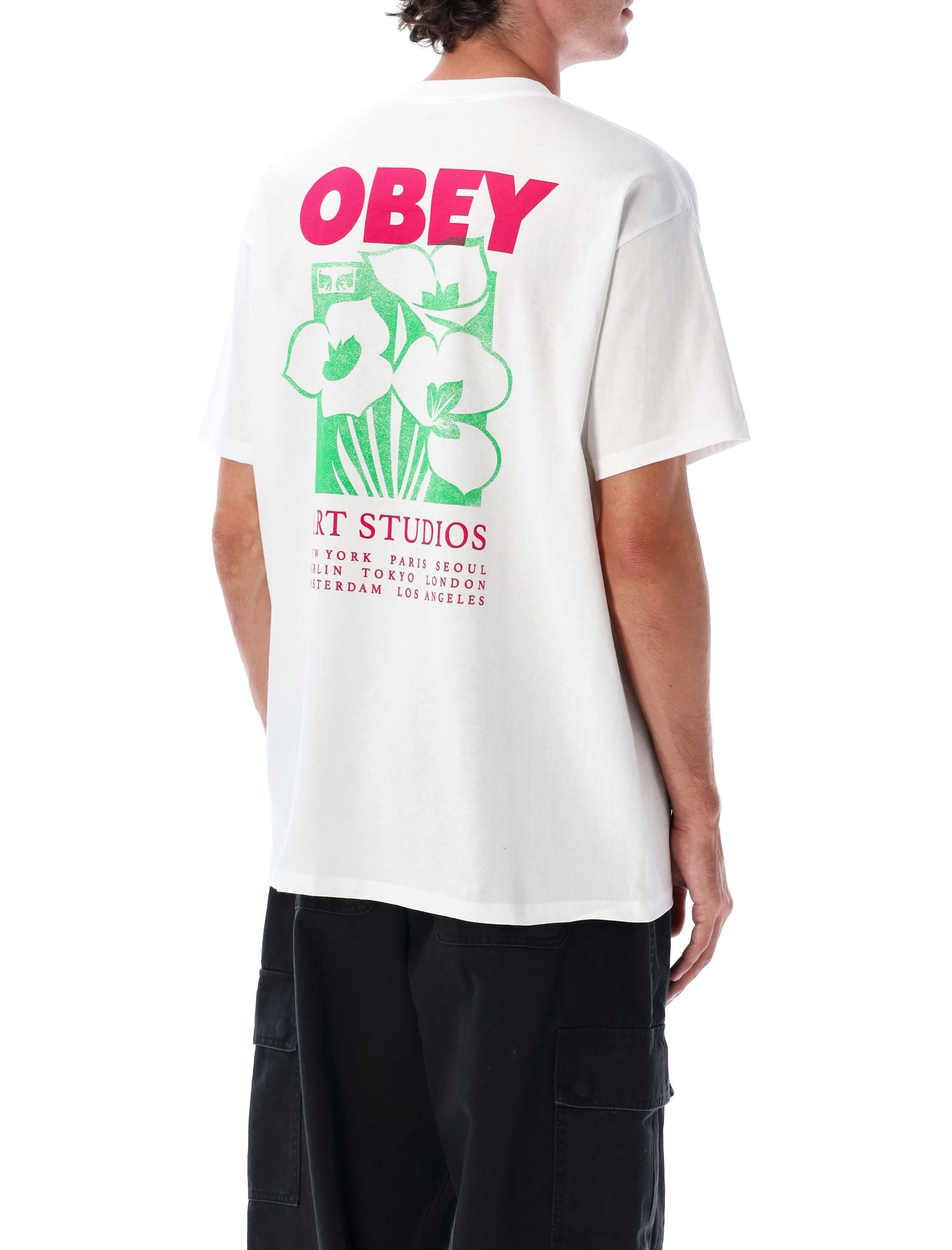 OBEY Floral Graphic Mini T-Shirt for Men