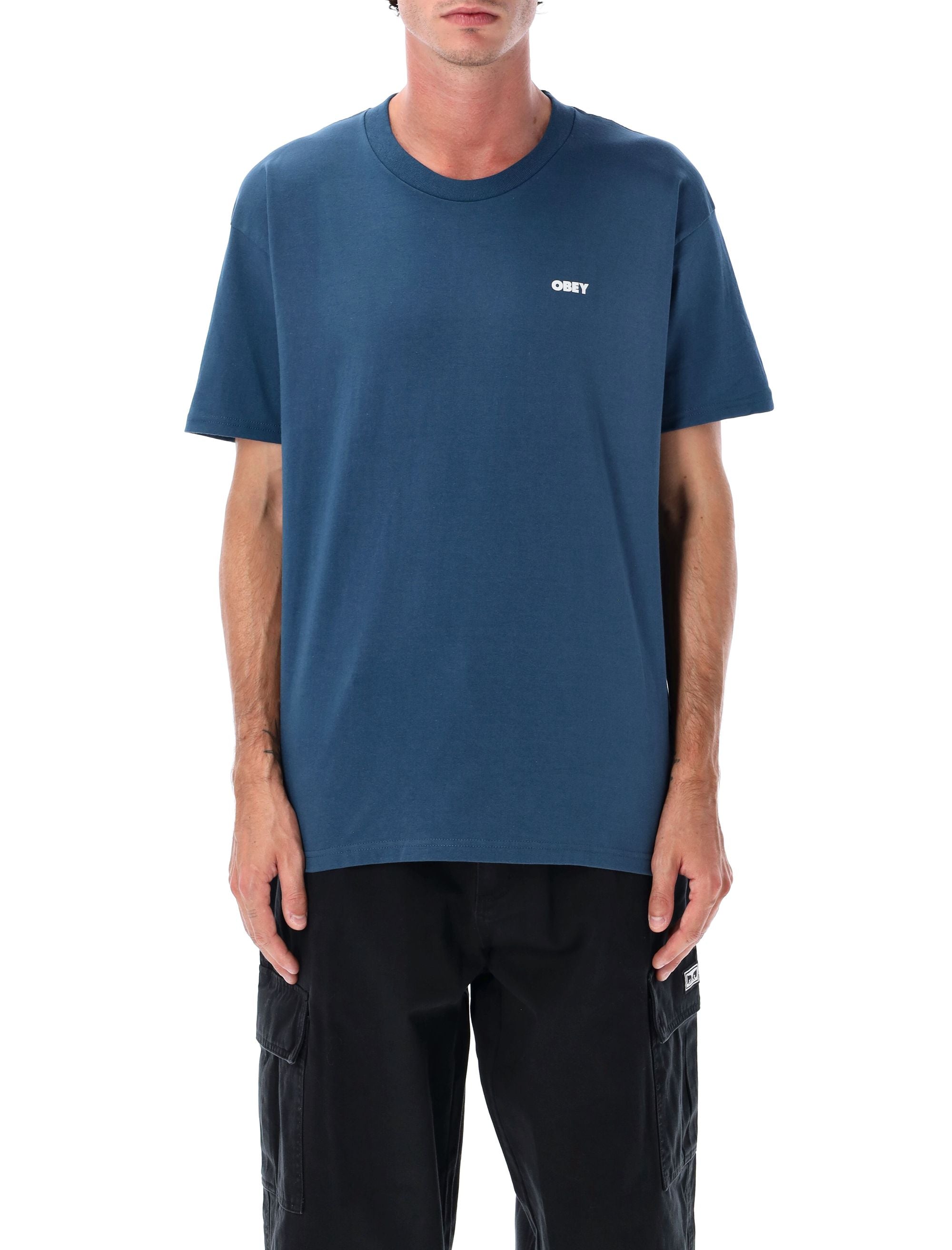 OBEY World in Flames Mini T-Shirt - Size L