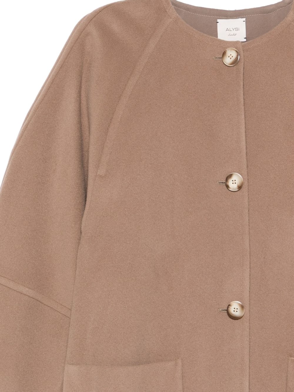 ALYSI Wool Front Button Fastening Jacket
