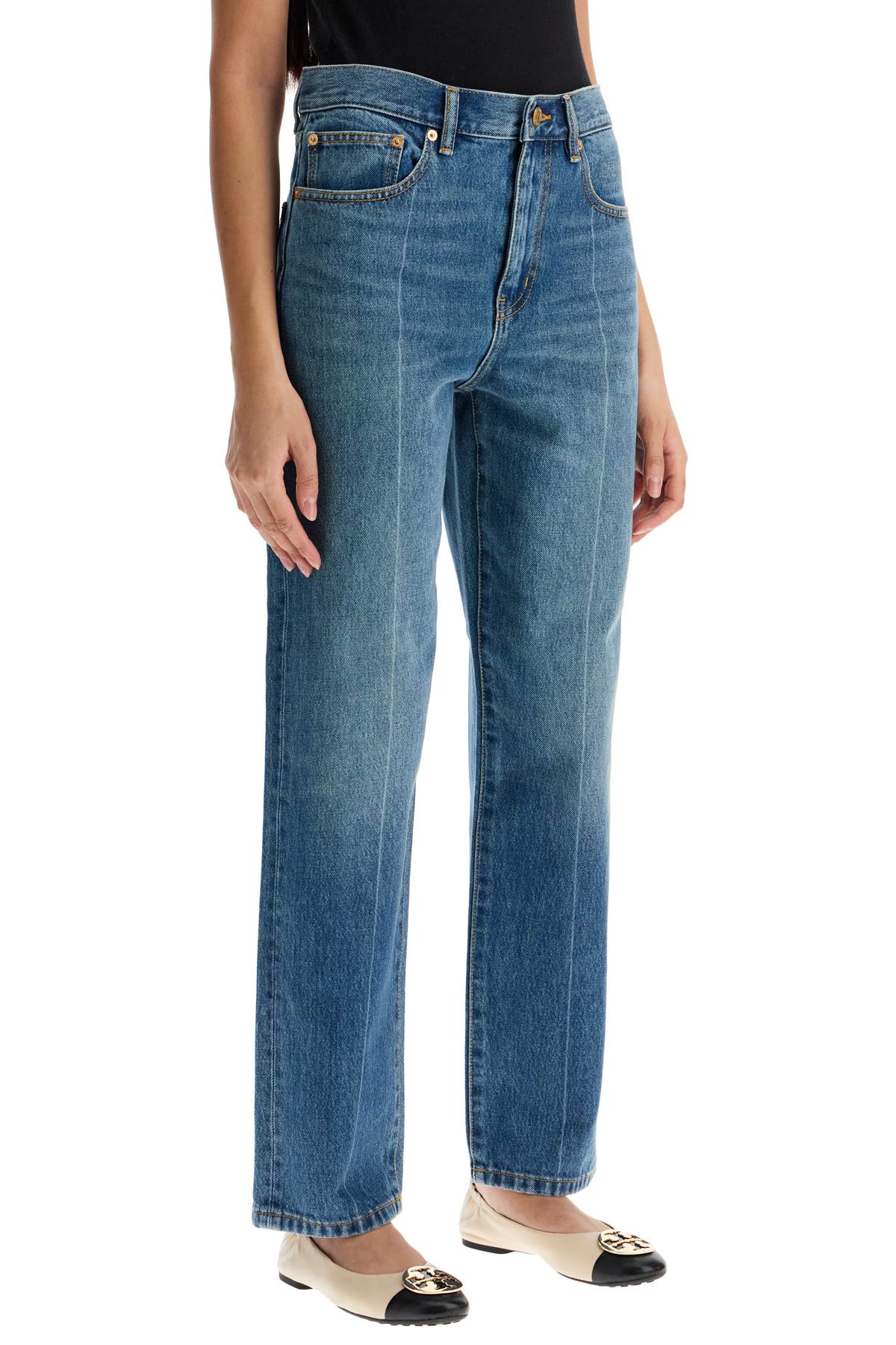 TORY BURCH Slim Denim Cotton Jeans