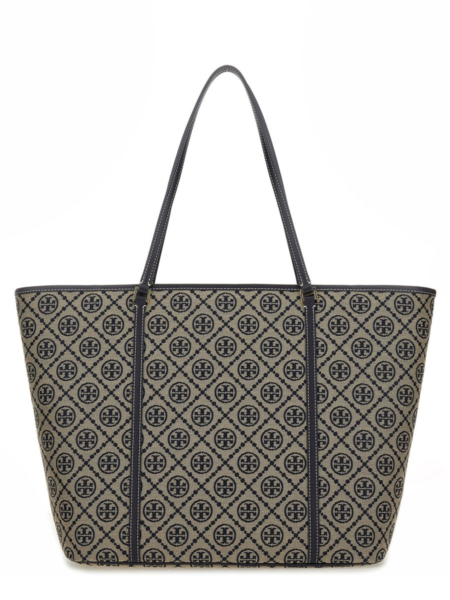 TORY BURCH Monogram Zip Tote Handbag - 48x29x14cm