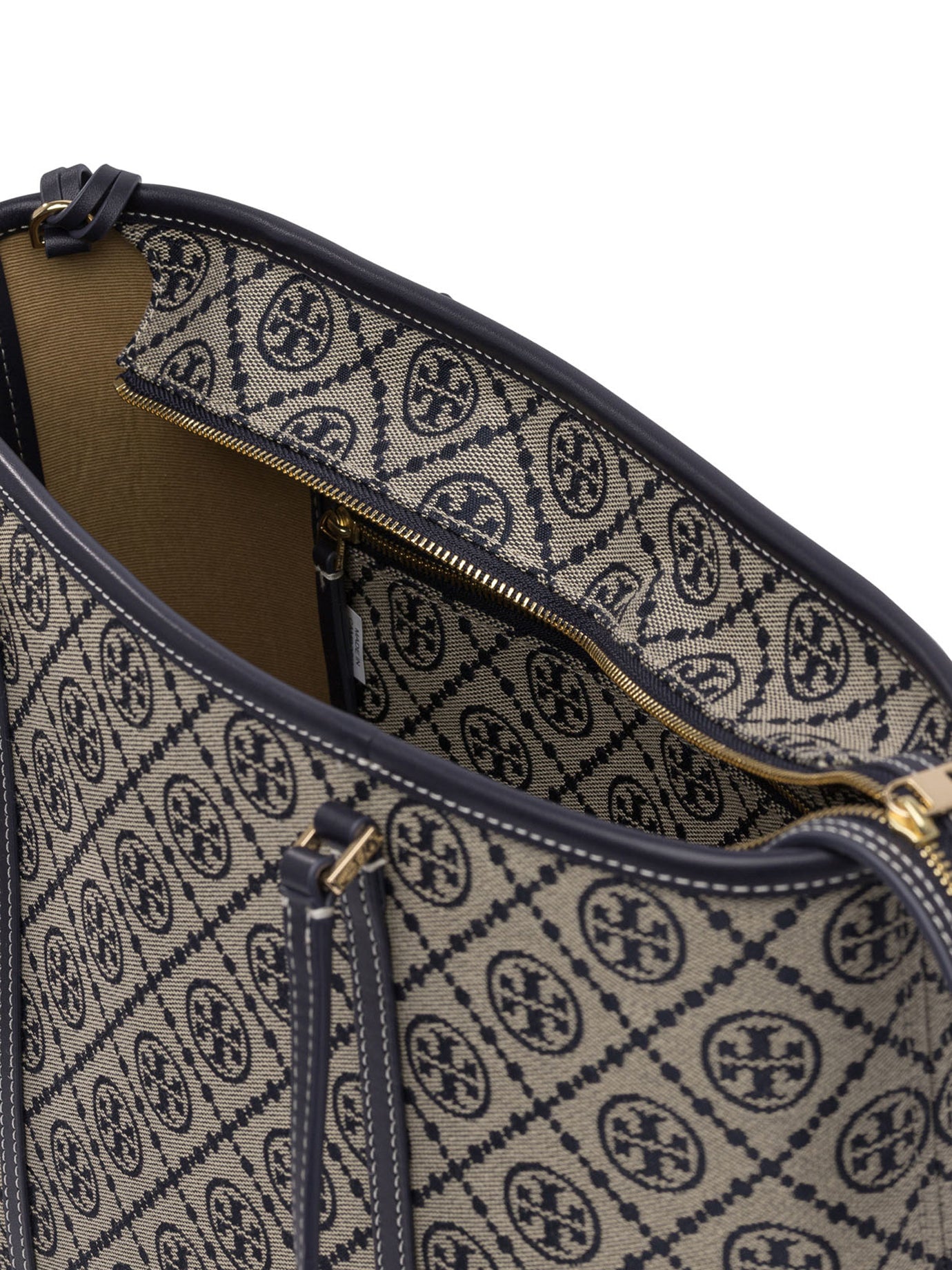 TORY BURCH Monogram Zip Tote Handbag
