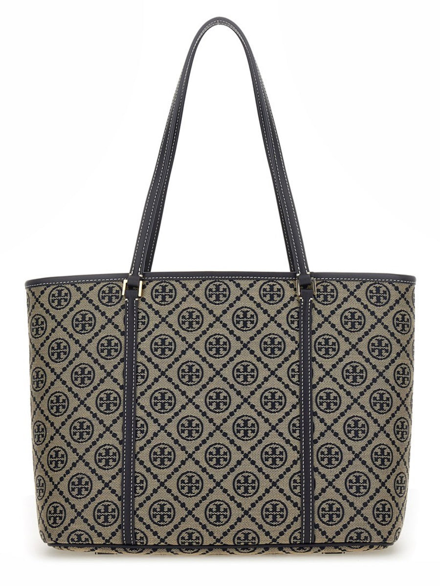 TORY BURCH Mini Monogram Zip Tote Handbag