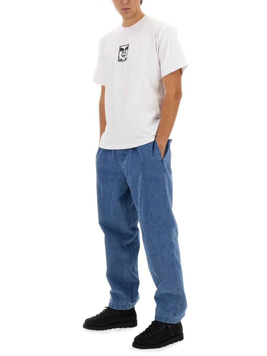 OBEY Men's Logo Tee - Size L