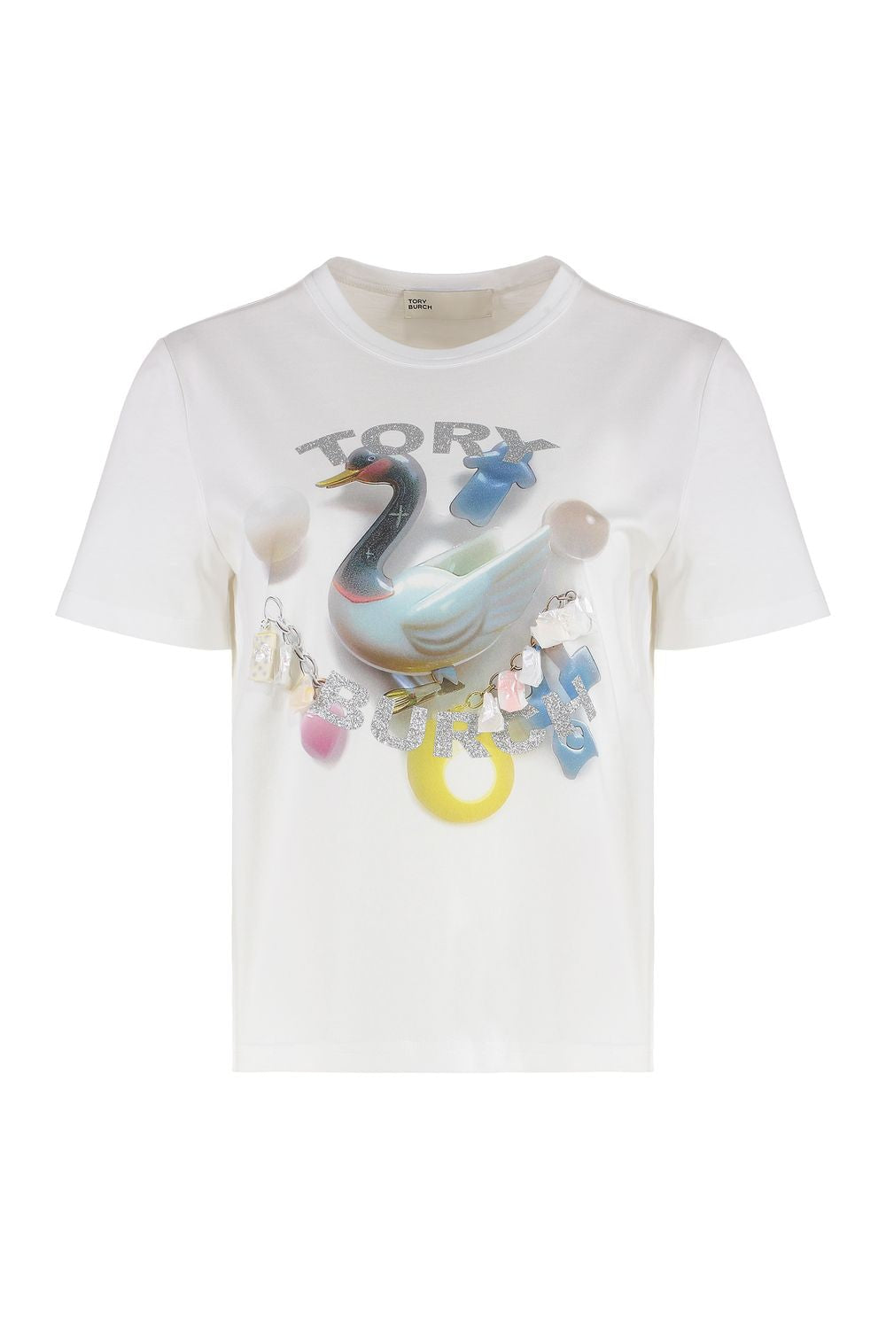 TORY BURCH Cotton Crew-Neck T-Shirt