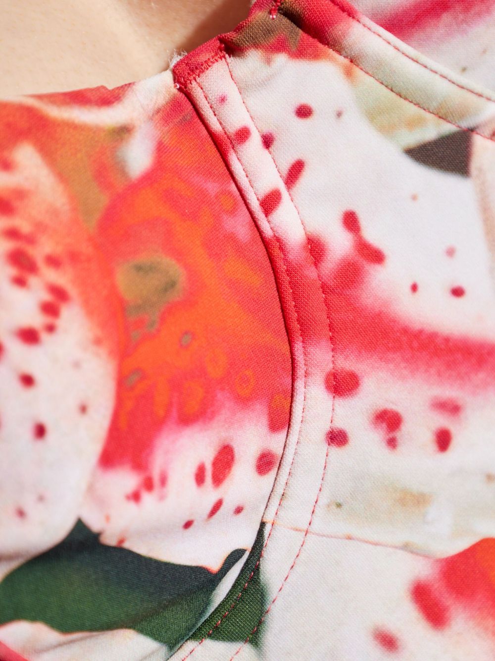 TORY BURCH Spaghetti Strap Open Back Mini Swimsuit