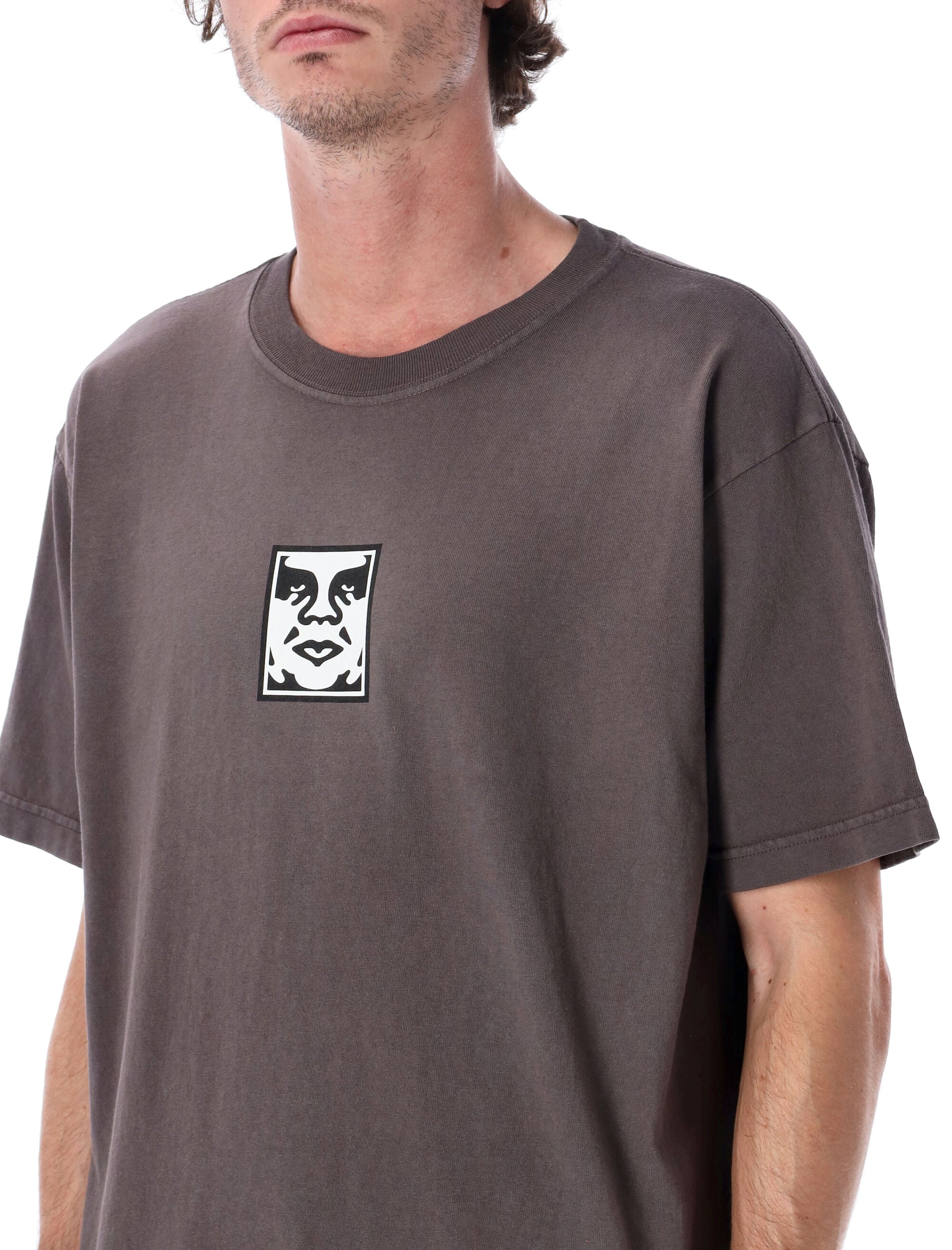 OBEY Icon Face Heavyweight T-Shirt - Size L