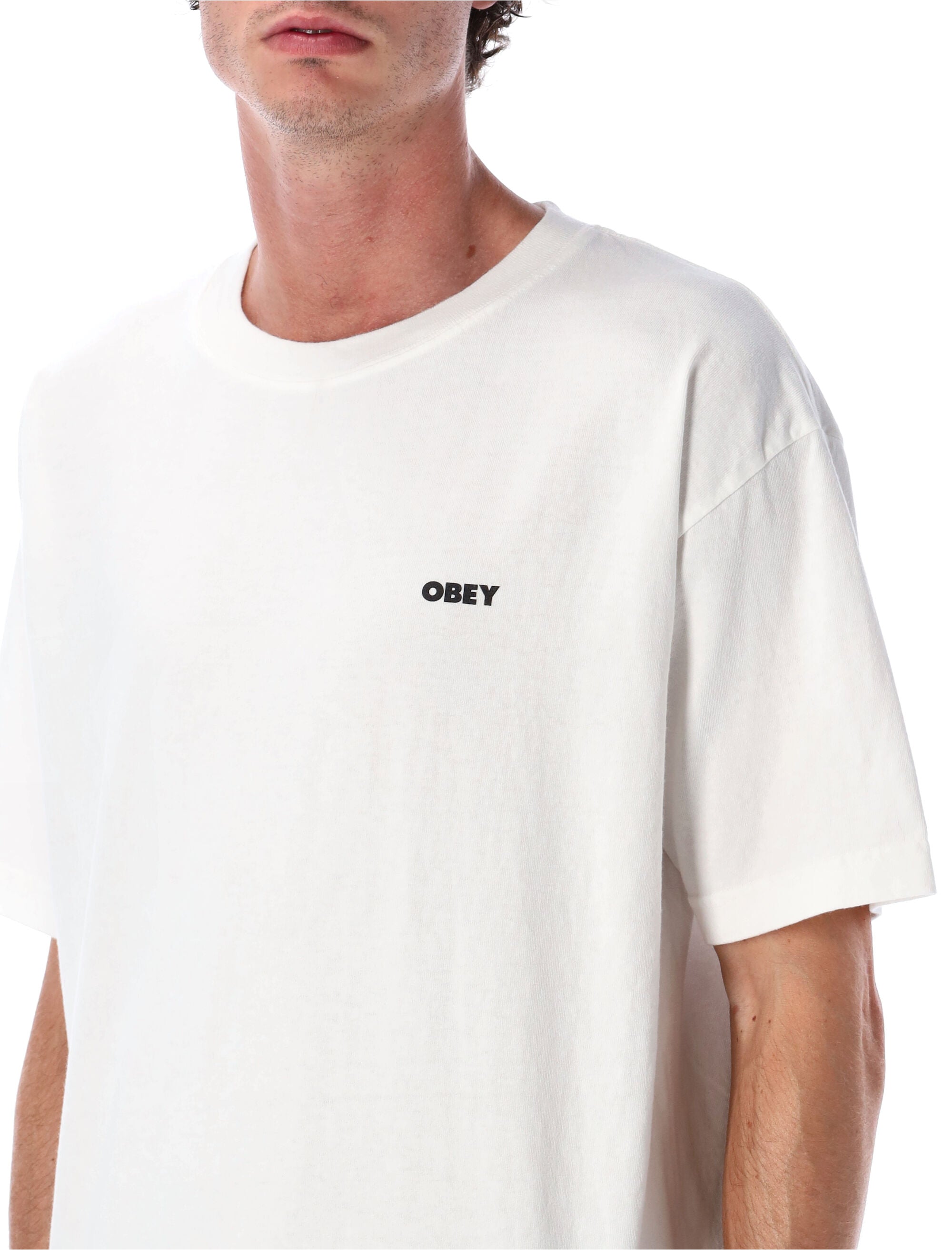 OBEY Bold Star Pigment Cotton T-Shirt - Size L