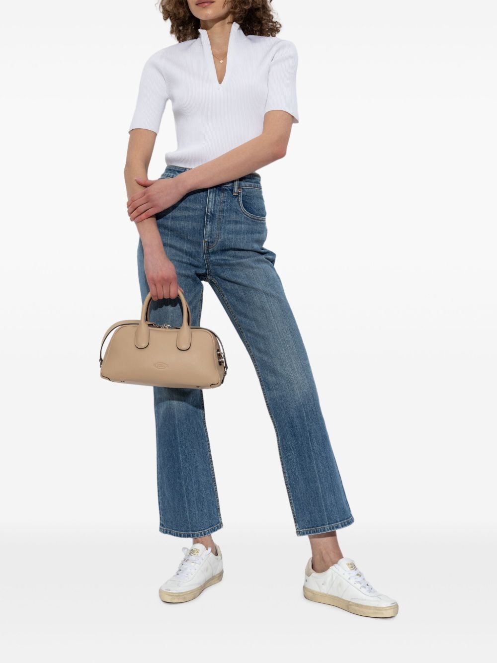 TORY BURCH Cropped Denim Jeans for Women