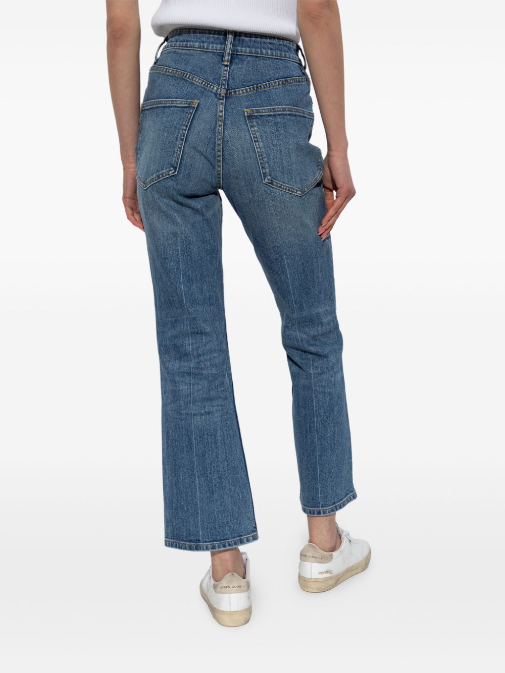 TORY BURCH Cropped Denim Jeans for Women