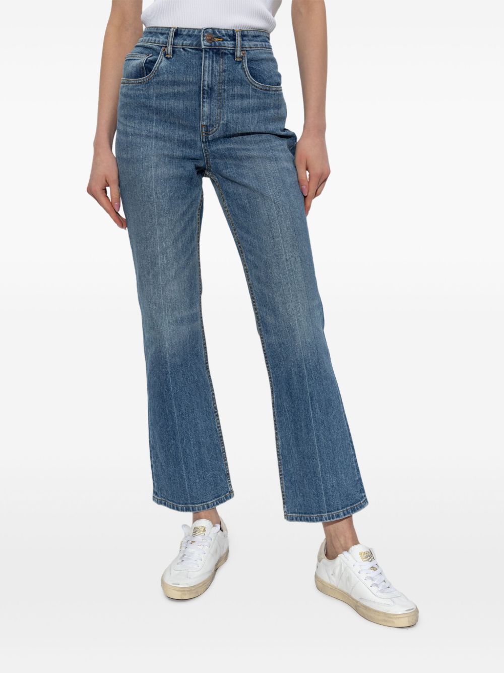 TORY BURCH Cropped Denim Jeans for Women