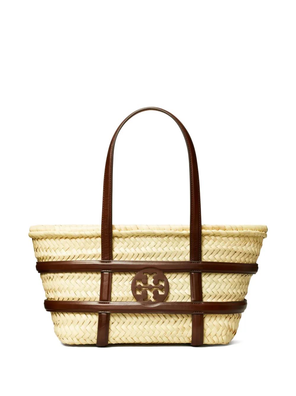 TORY BURCH Mini Straw Shopper Handbag