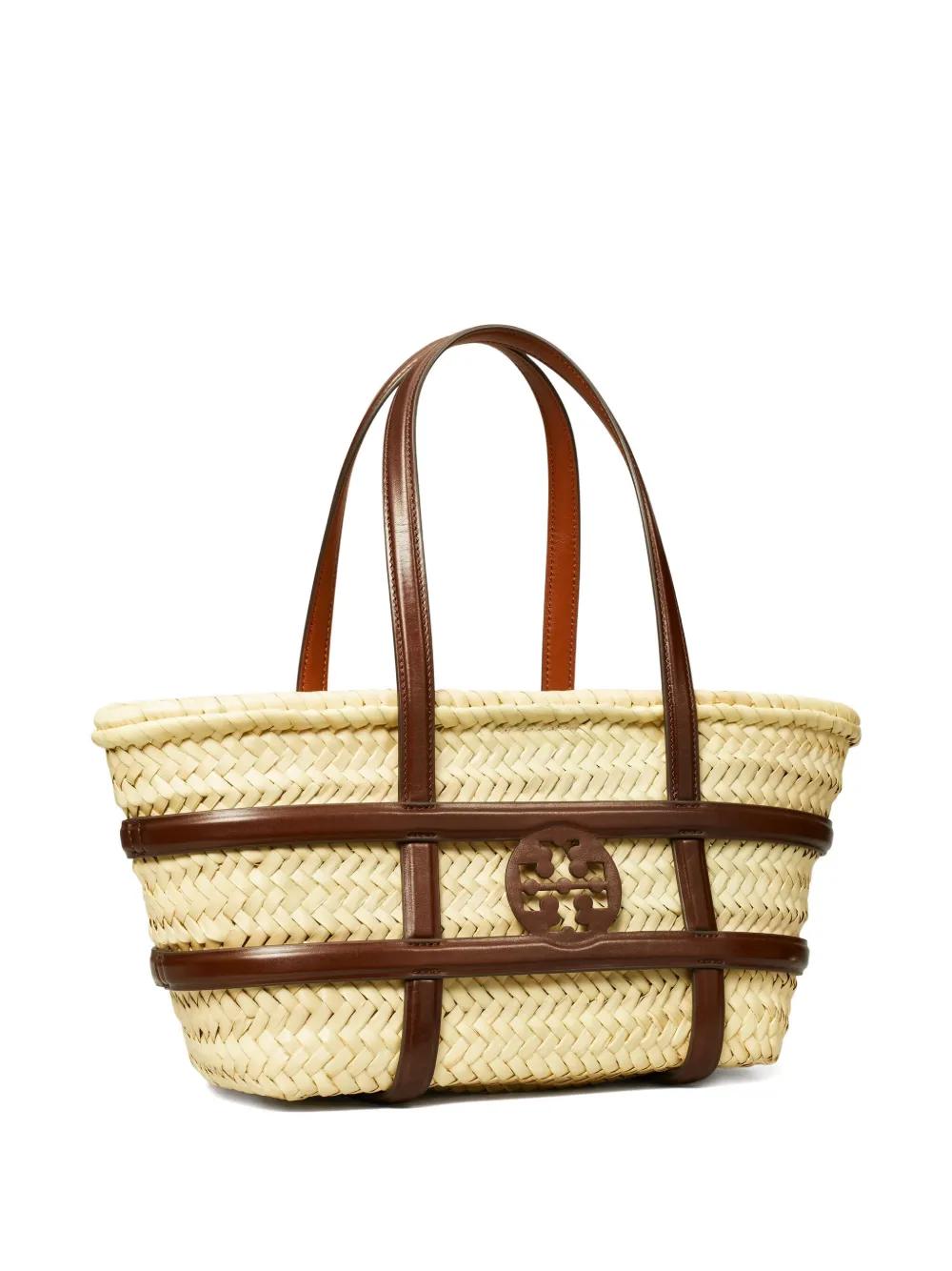 TORY BURCH Mini Straw Shopper Handbag