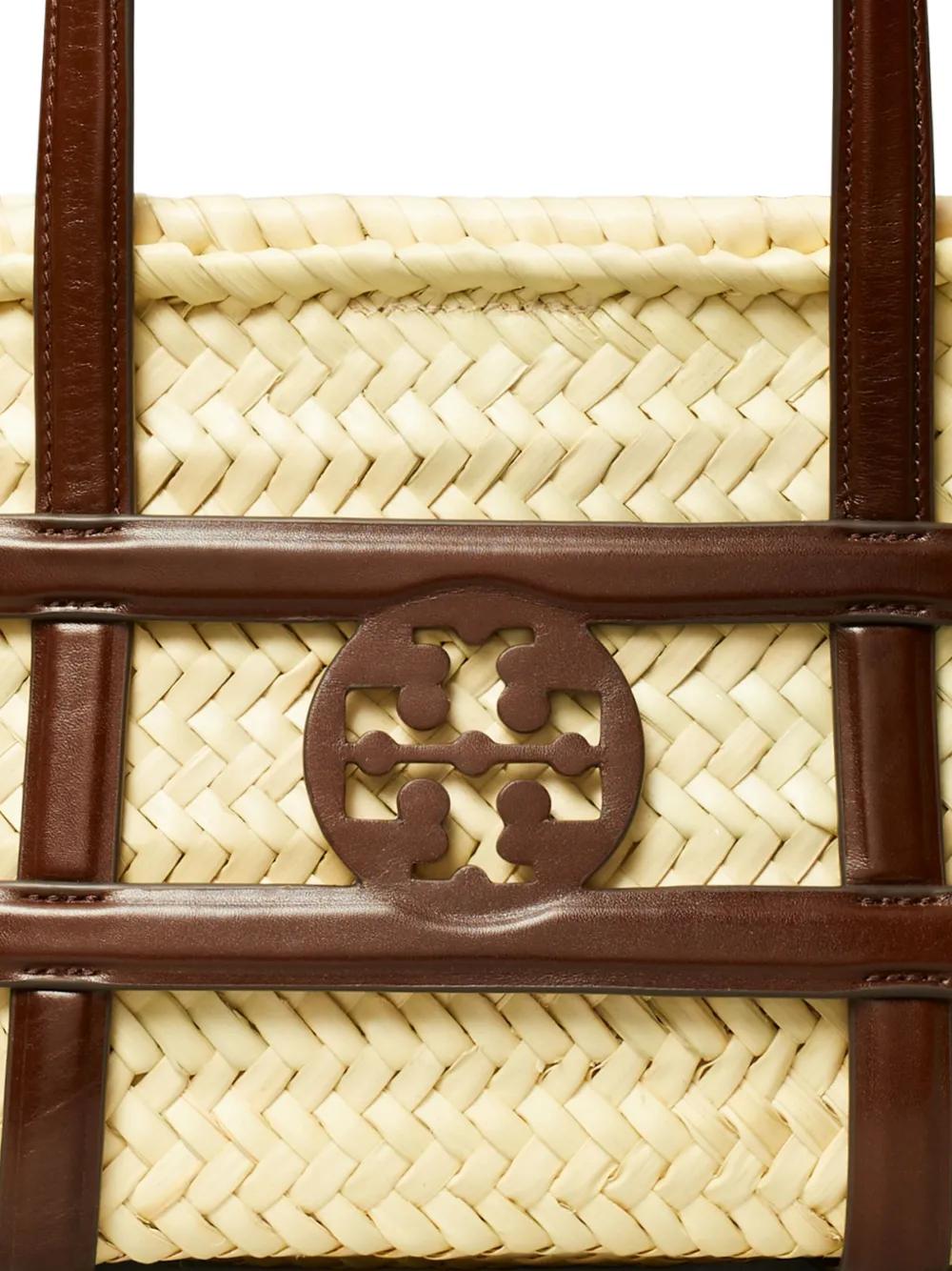 TORY BURCH Mini Straw Shopper Handbag