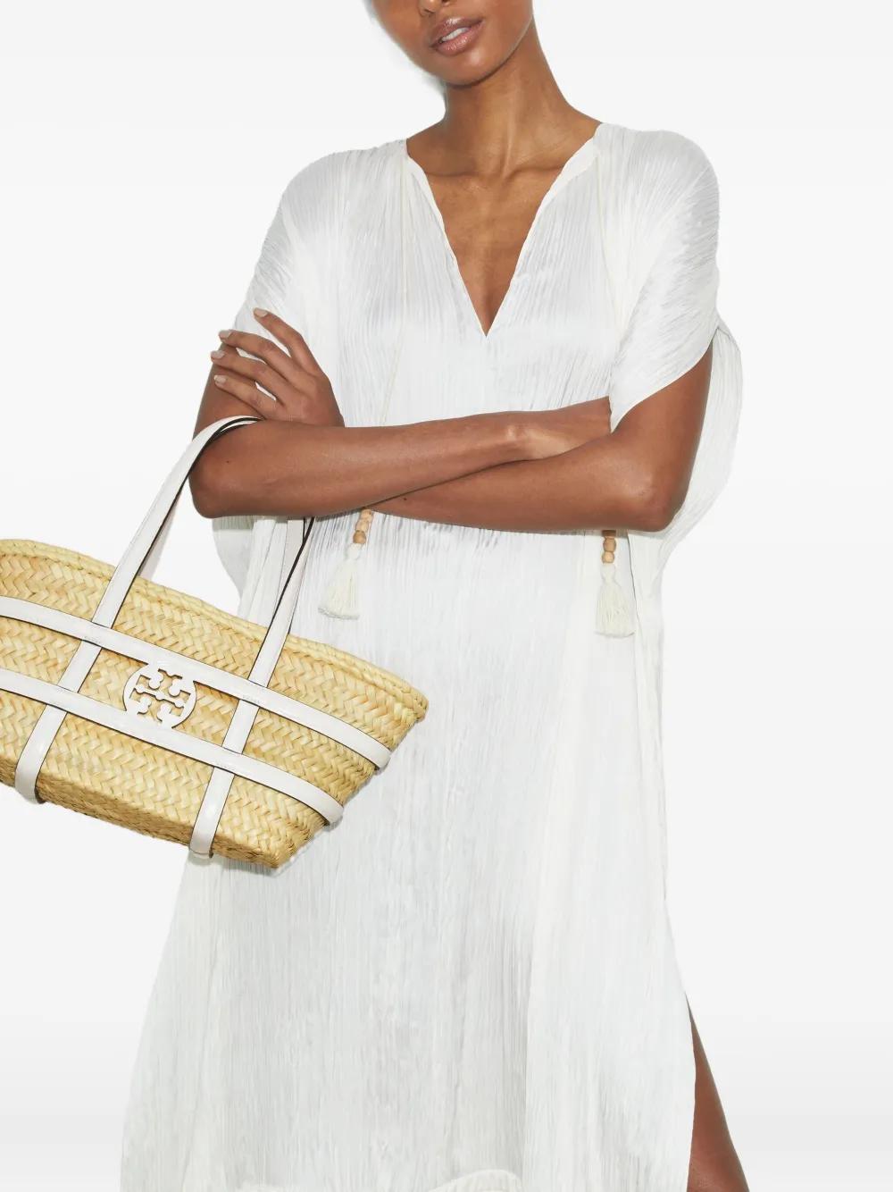 TORY BURCH Mini Straw Shopper Handbag