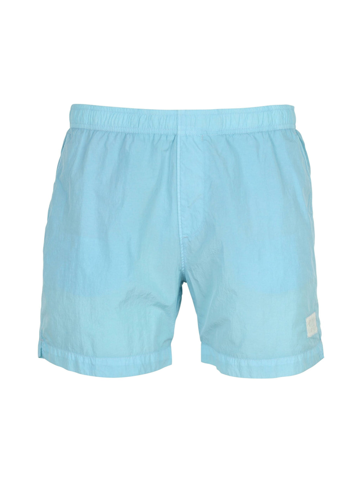 C.P.COMPANY Eco-Chrome R Logo Swim Shorts - Men's Mini Style