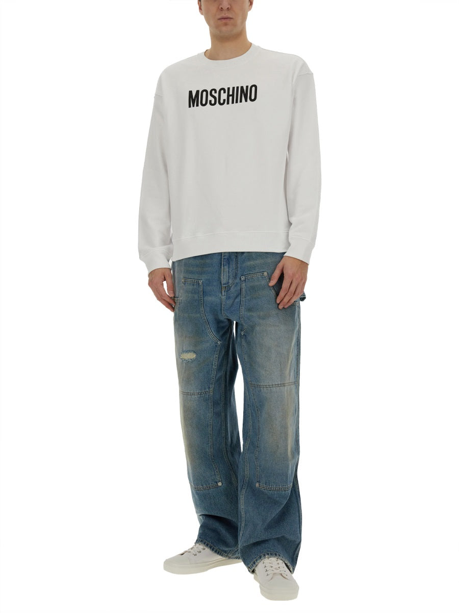 MOSCHINO Logo Sweatshirt - Regular Fit, Size L