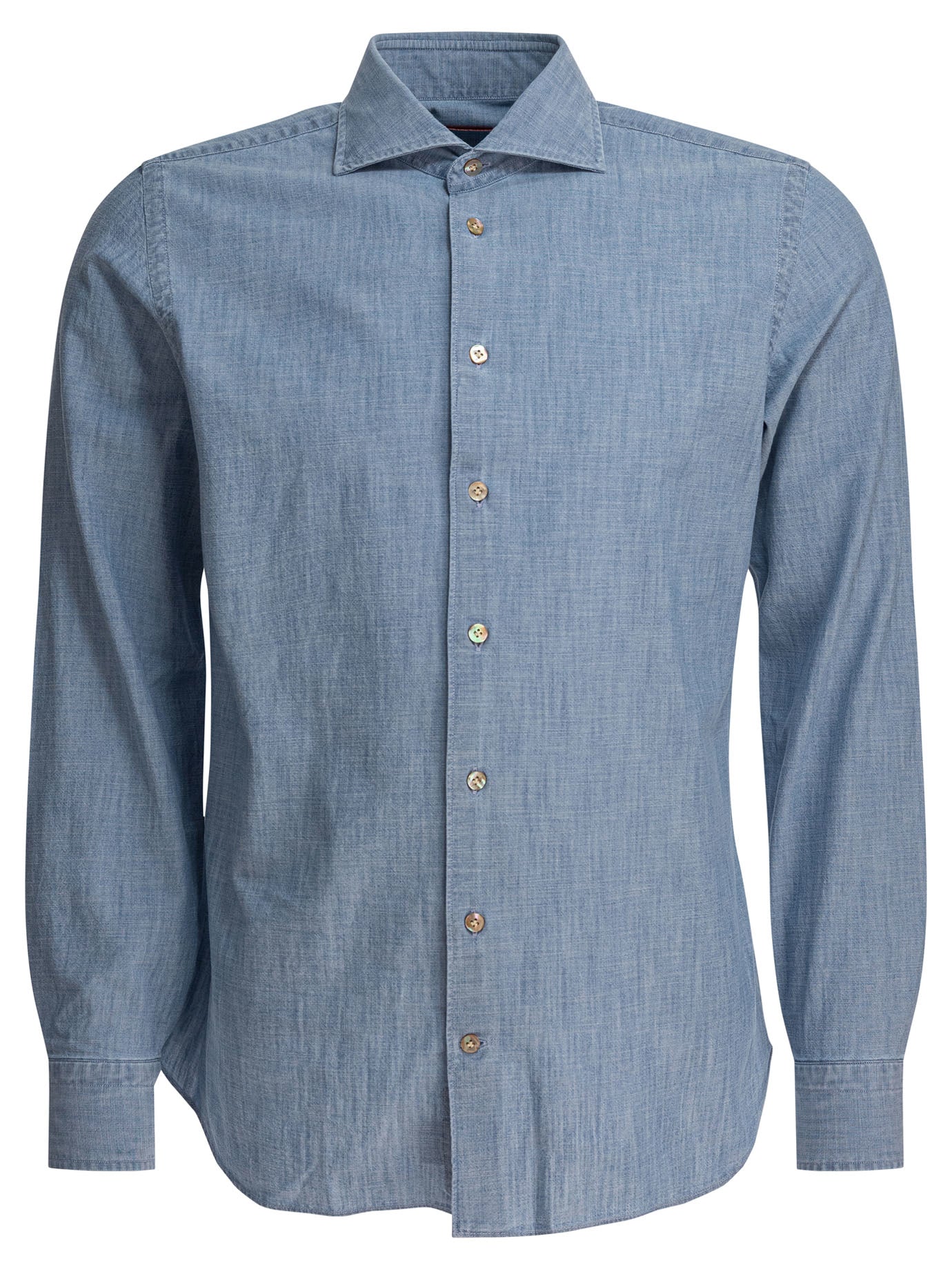 BORRIELLO Men's Classic Cotton Mini Shirt