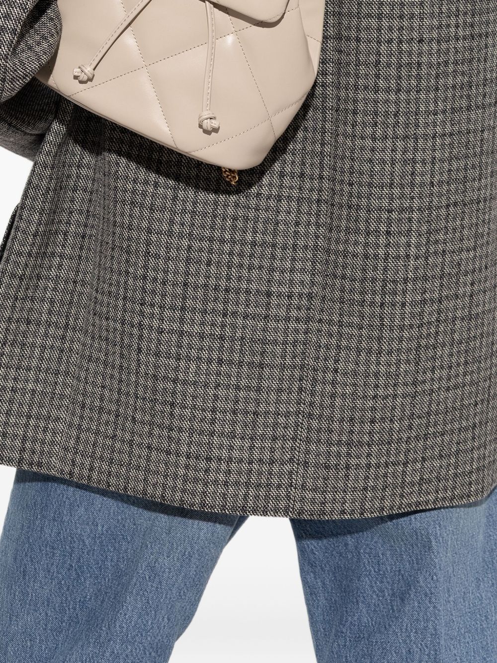 TORY BURCH Mini Quilted Leather Backpack with Chain Straps