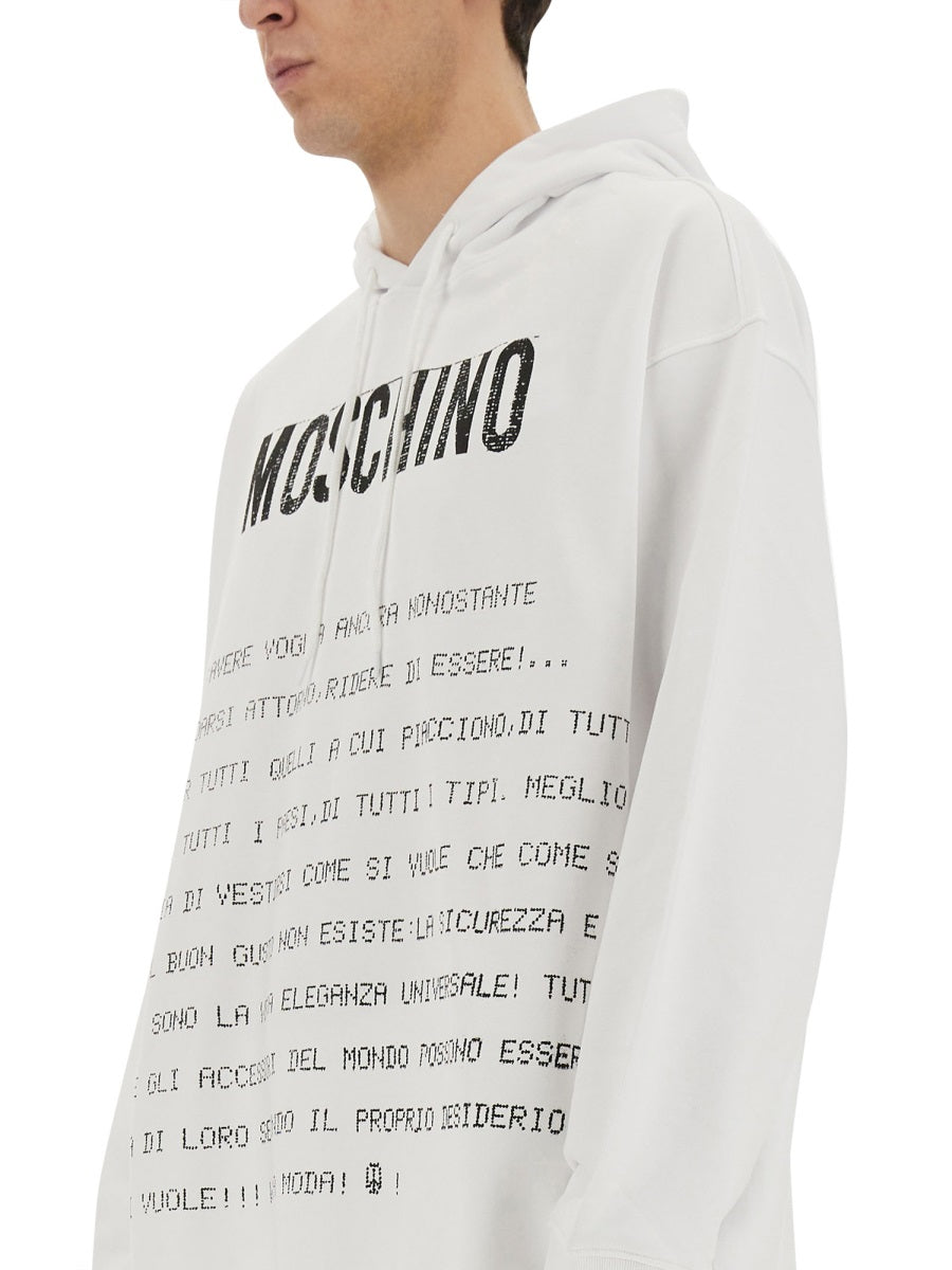 MOSCHINO COUTURE Couture Archive Message Hoodie - Regular Fit