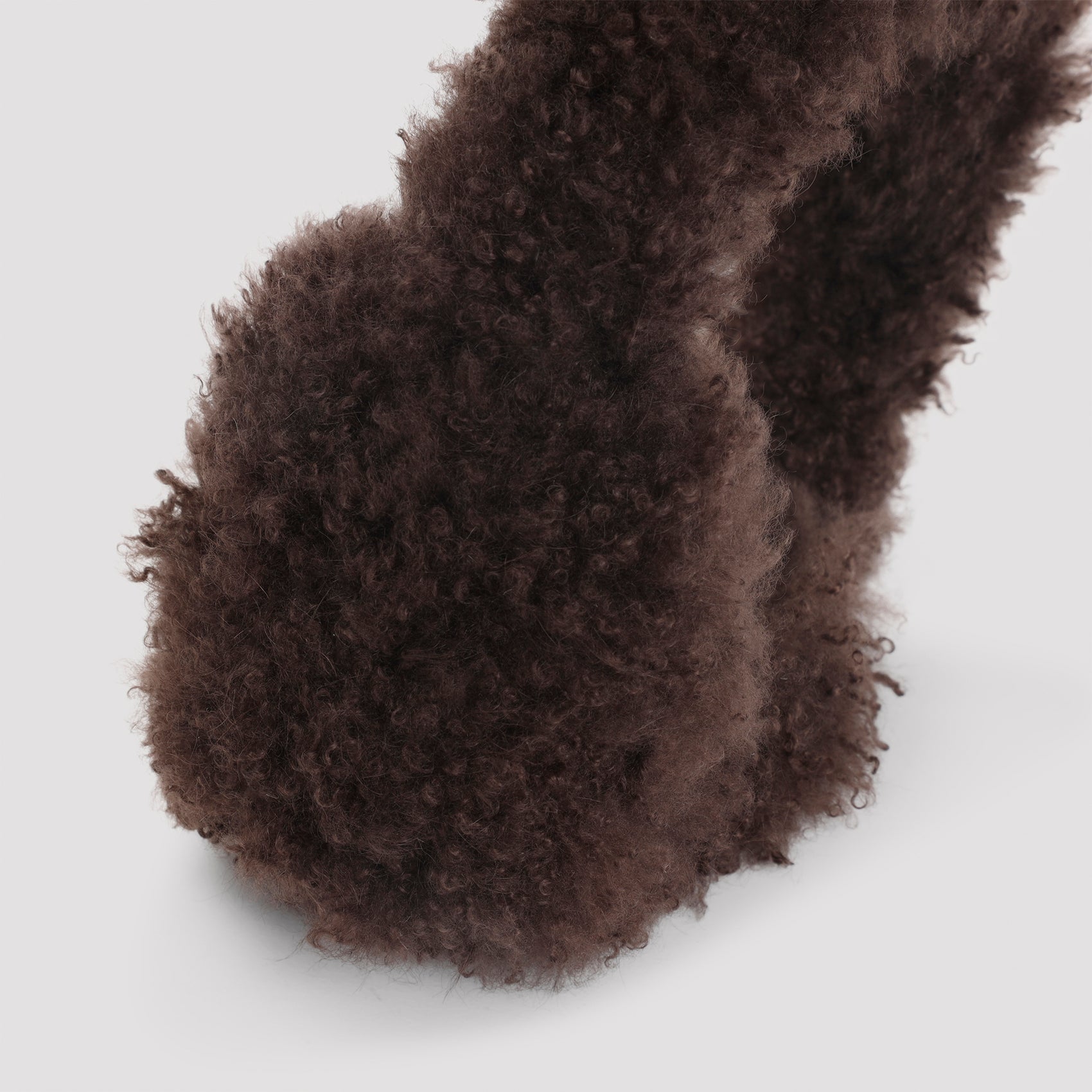 YVES SALOMON Lamb Fur Earmuffs for Men
