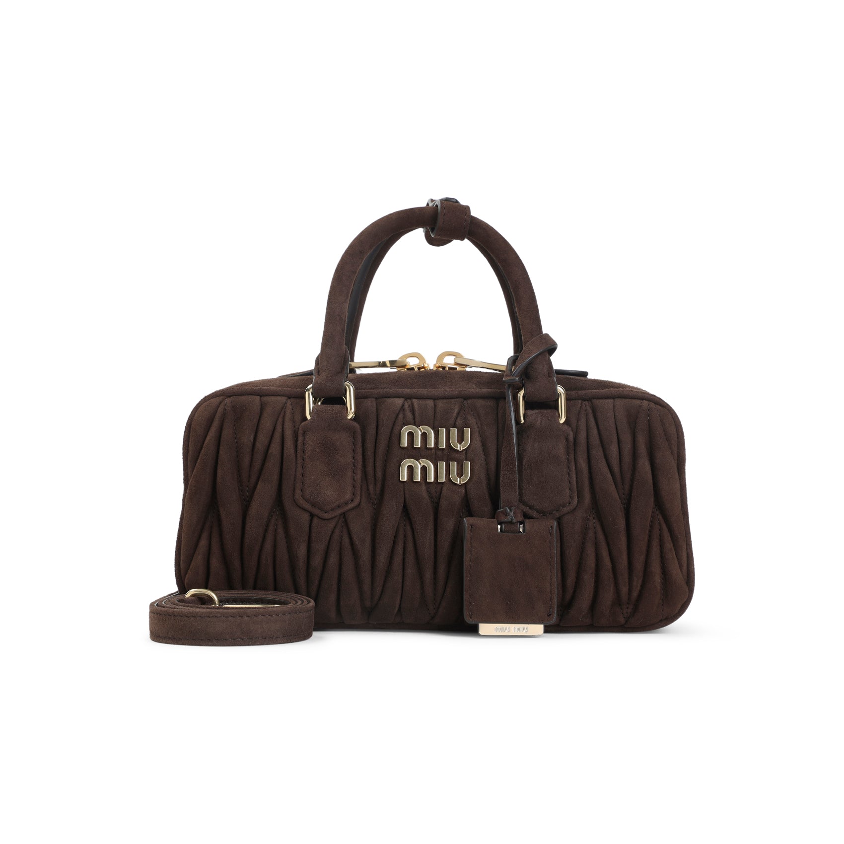 MIU MIU Mini Leather Handbag 23cm x 11cm x 8cm