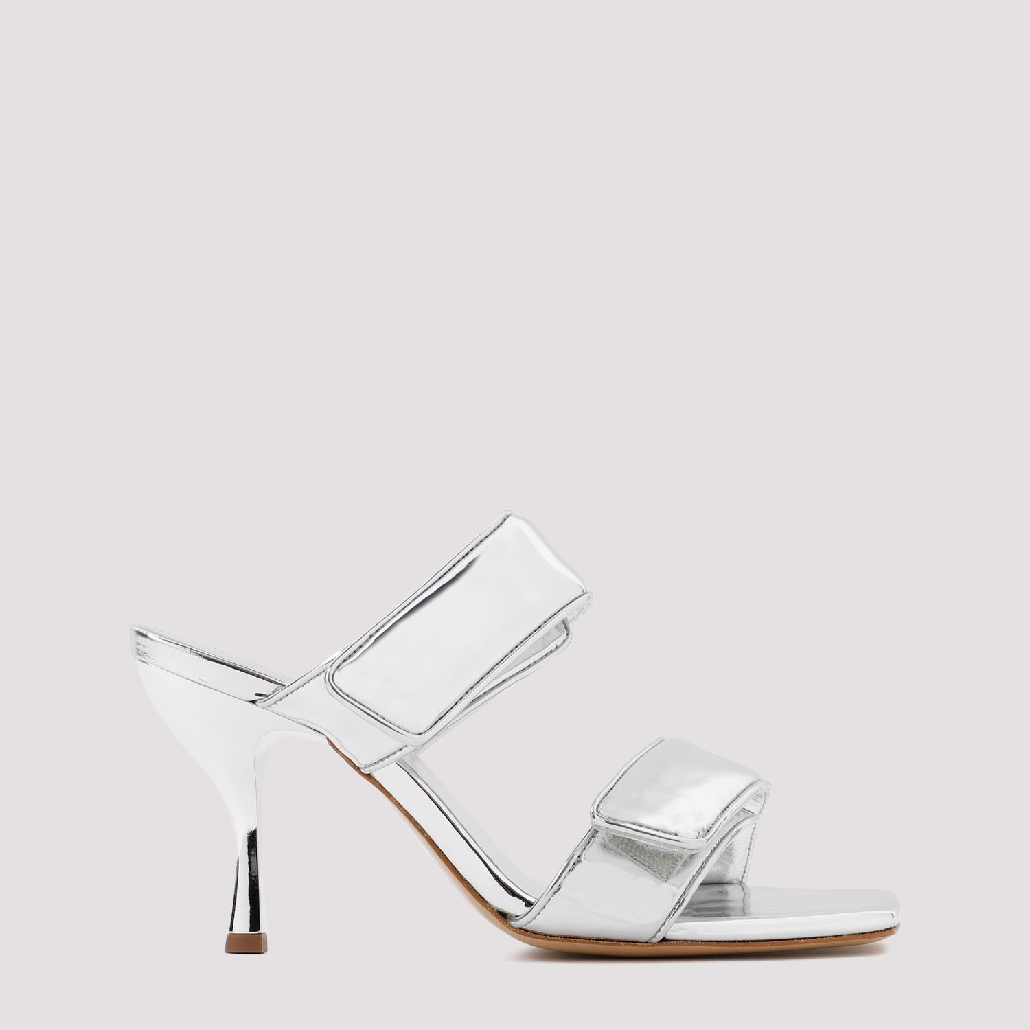 GIA BORGHINI Men's Nappa Leather Sandals with 9cm Heel