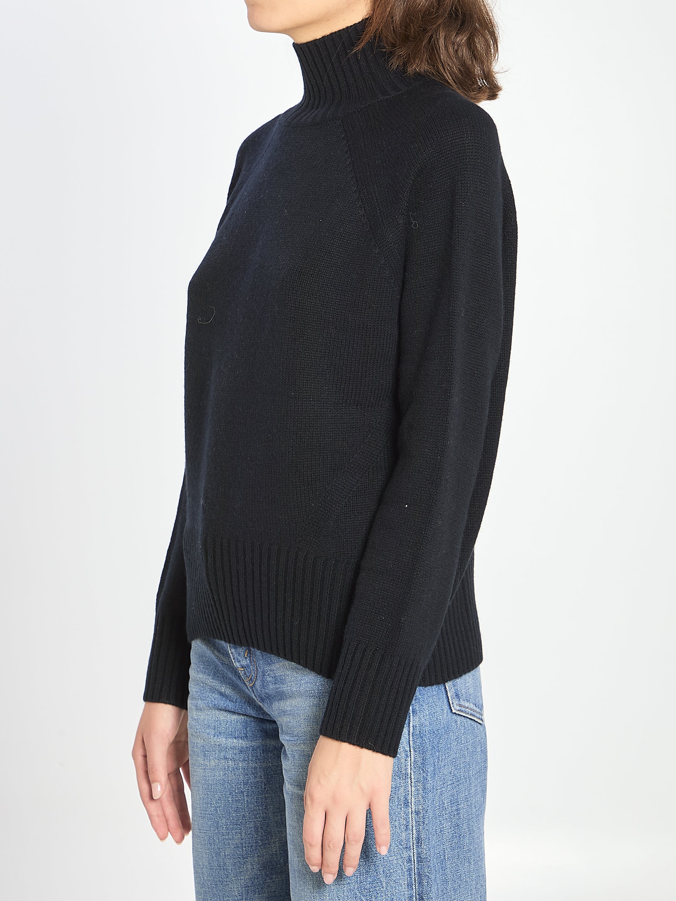 ALLUDE Relaxed Fit Turtleneck Sweater - Size S