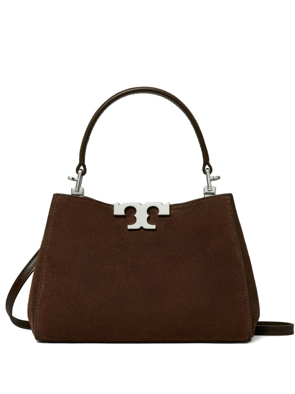 TORY BURCH Mini Suede Handbag with Leather Details