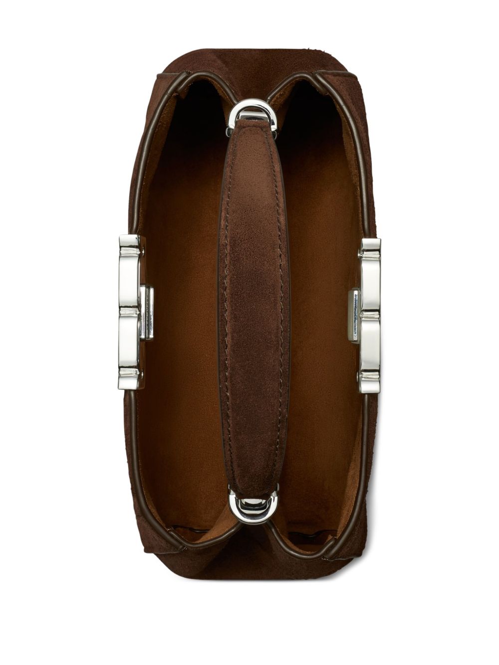 TORY BURCH Mini Suede Handbag with Leather Details