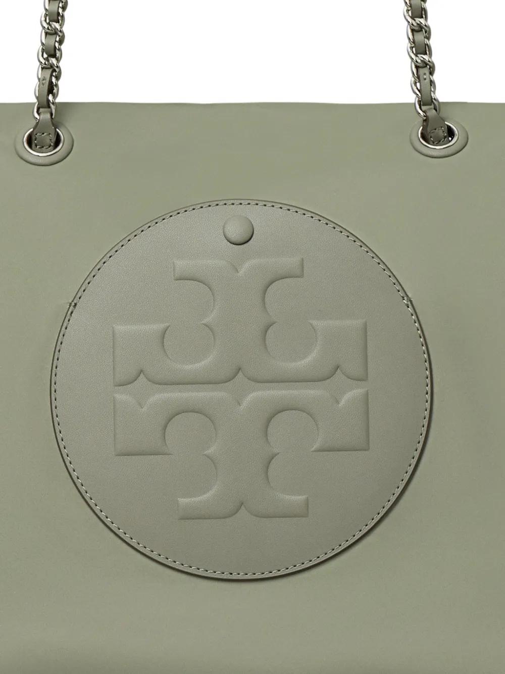 TORY BURCH Chain Strap Logo Plaque Tote Handbag