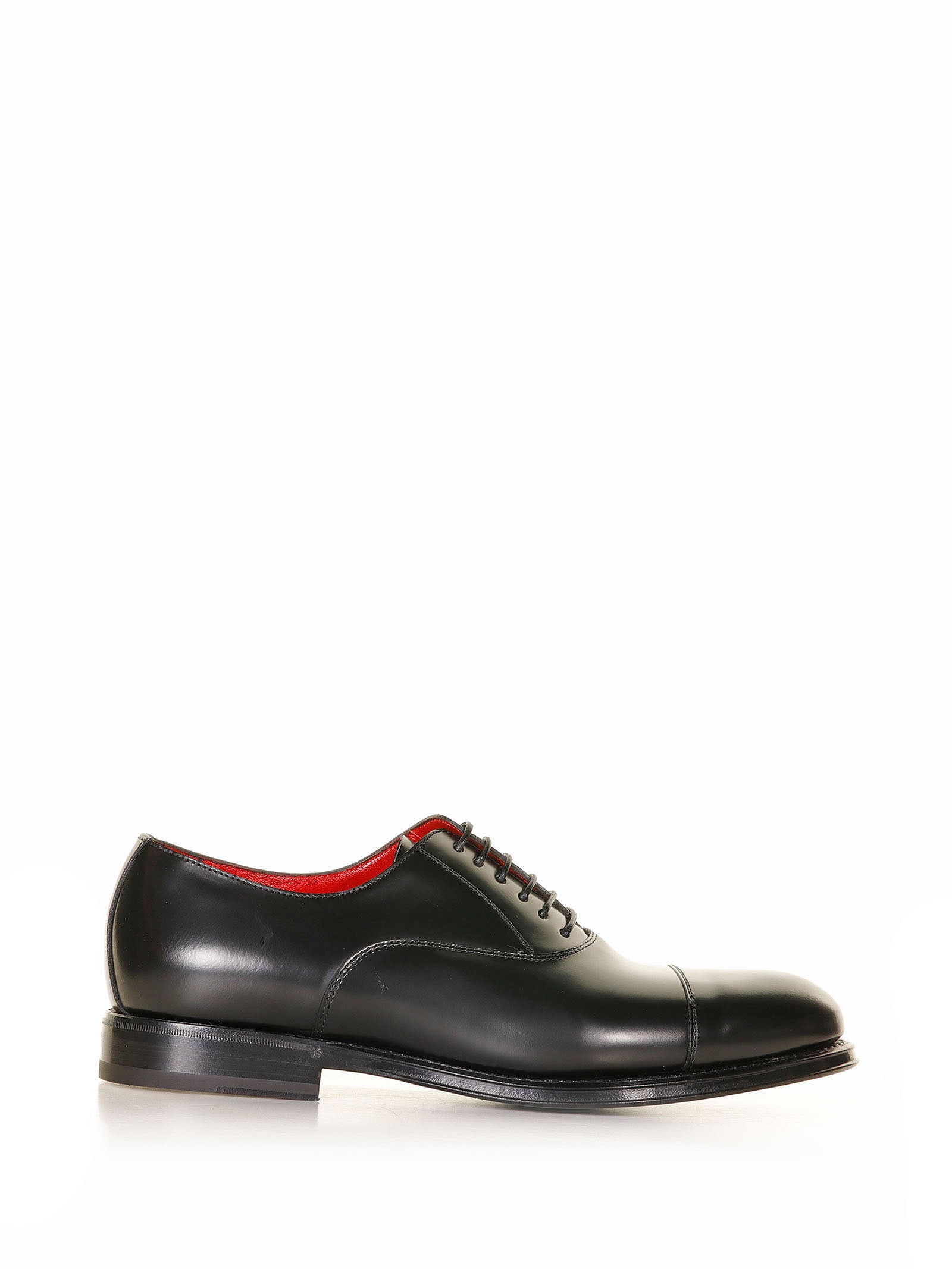 BARRET Leather Oxford Shoes with Toe Cap - FW25