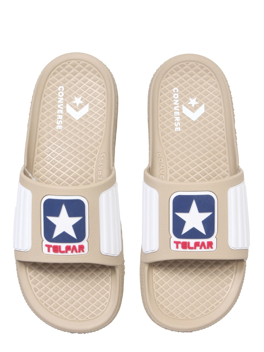 TELFAR X CONVERSE Fashionable Rubber Slide Sandals - 3 cm Sole
