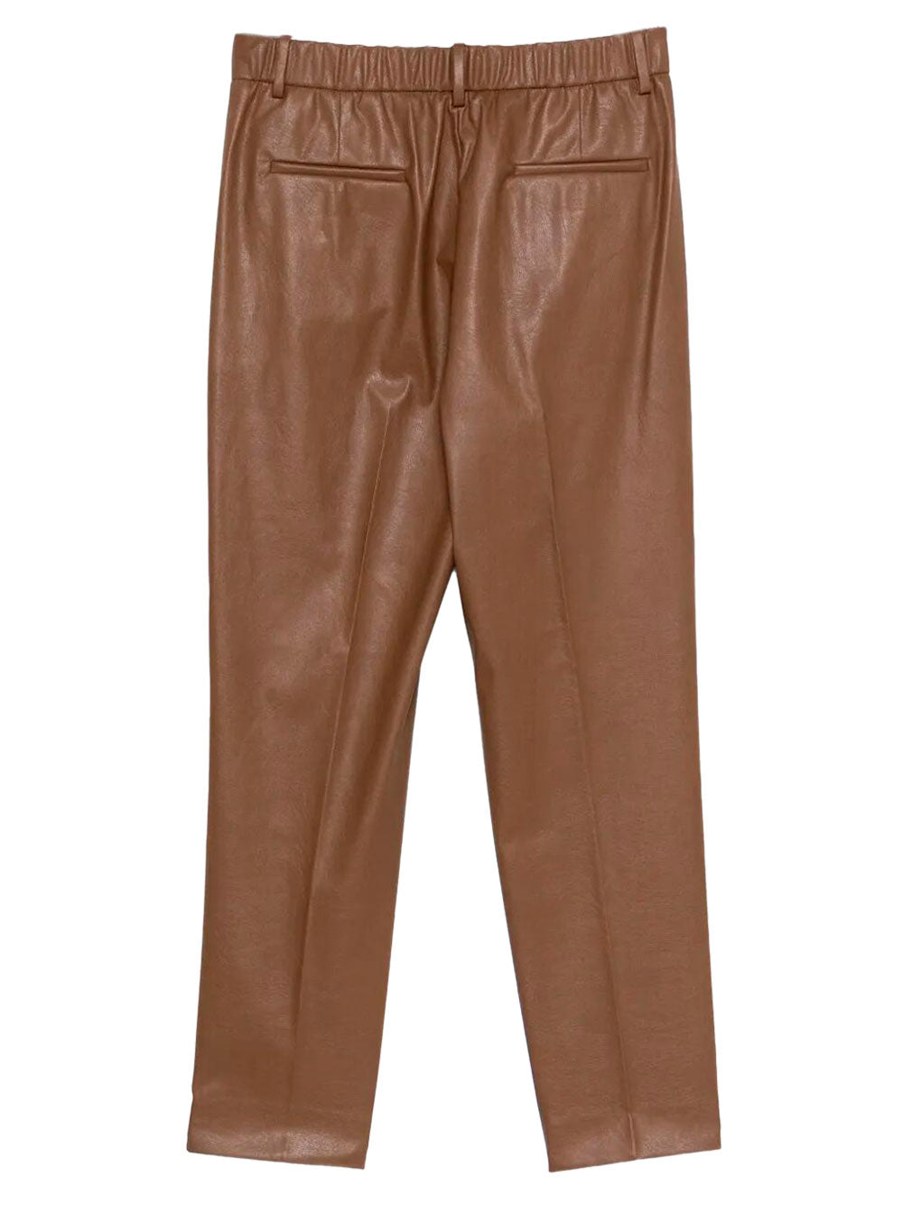 INCOTEX Mid Rise Slim Fit Coated Finish Trousers