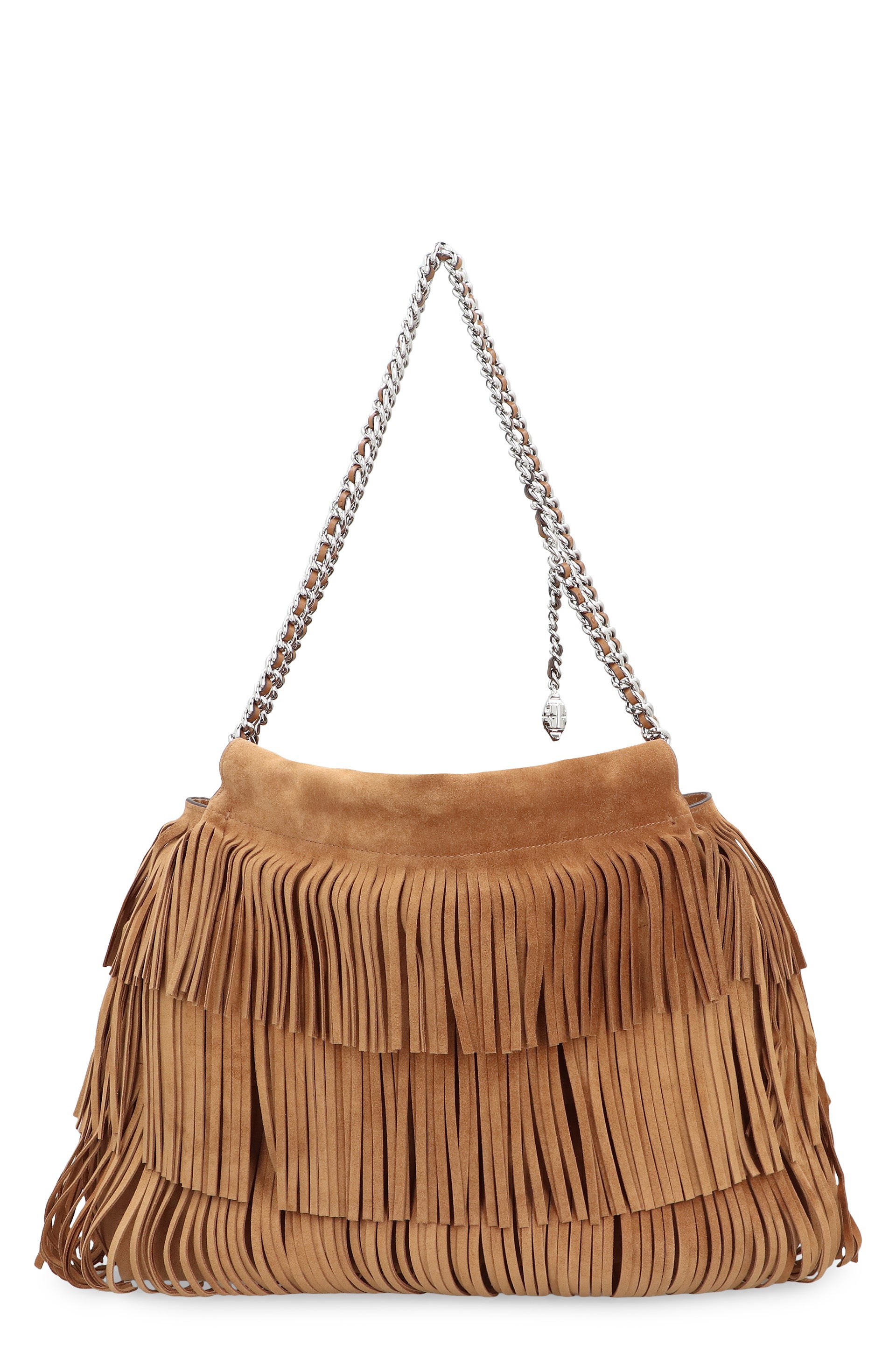 TORY BURCH Fringe Hobo Handbag 36 CM x 30 CM x 10.5 CM