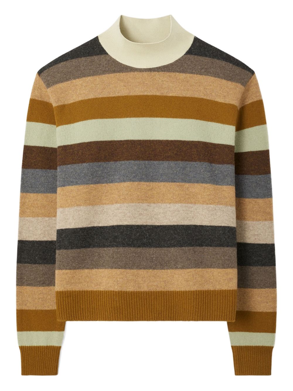 TORY BURCH Striped Wool Jumper for Women - Fall/Winter 2025