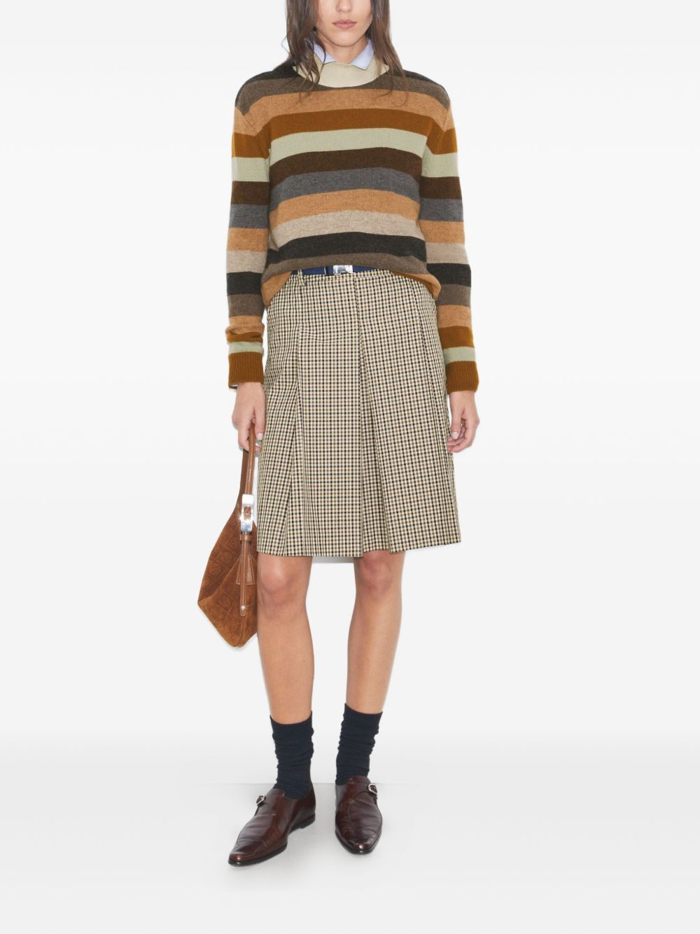 TORY BURCH Striped Wool Jumper for Women - Fall/Winter 2025