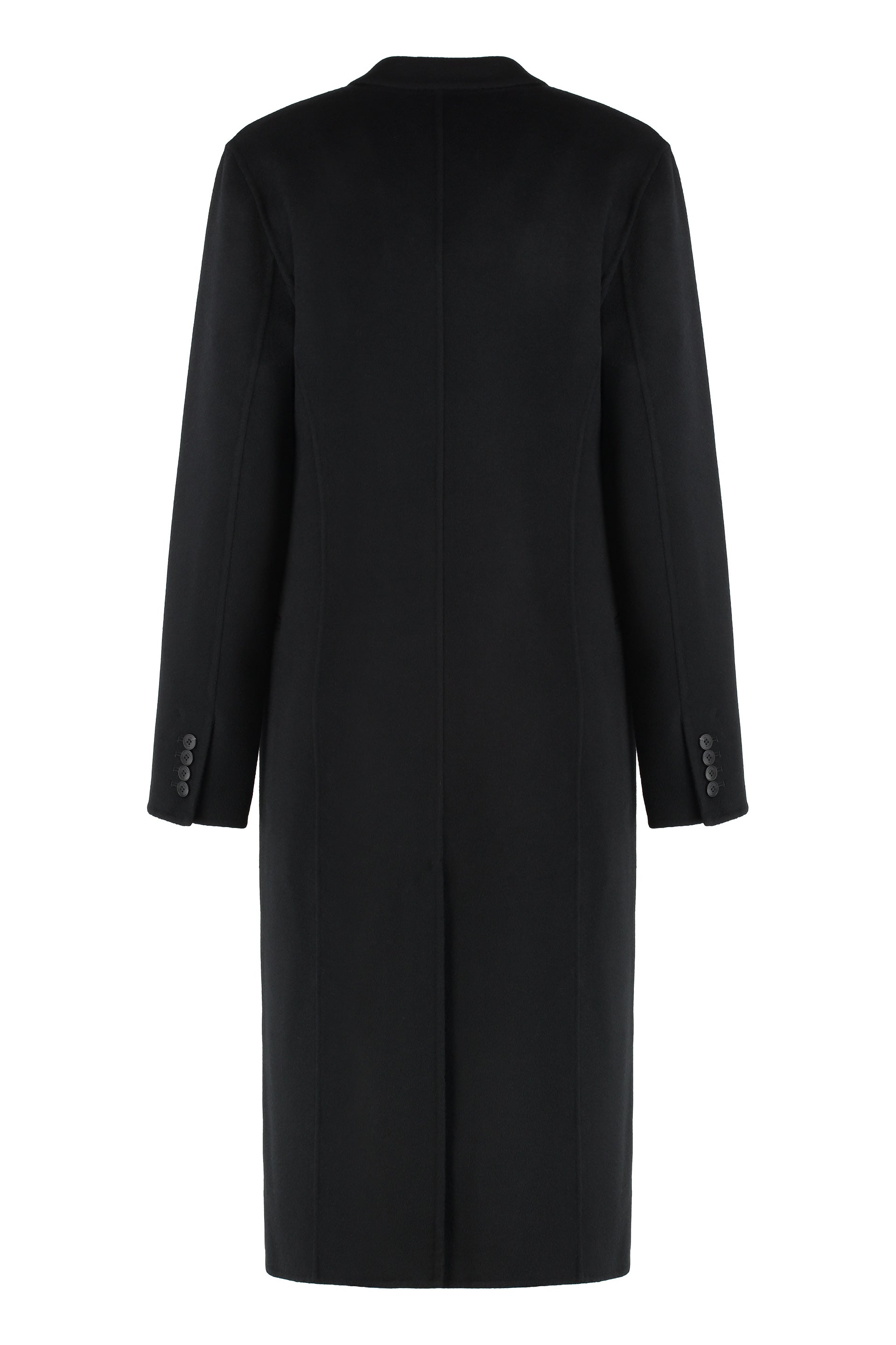 TORY BURCH Classic Wool Jacket with Decorative Horn Buttons